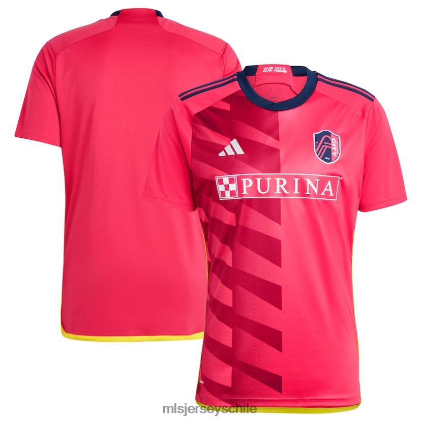 hombres calle. réplica del kit de la ciudad 2023 rojo adidas de louis city sc jersey MLS Jerseys 200LFD3
