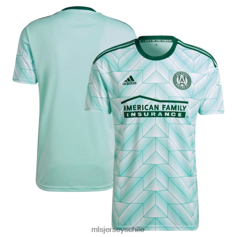 hombres atlanta united fc adidas mint 2022 the forest kit replica camiseta en blanco jersey MLS Jerseys 200LFD215