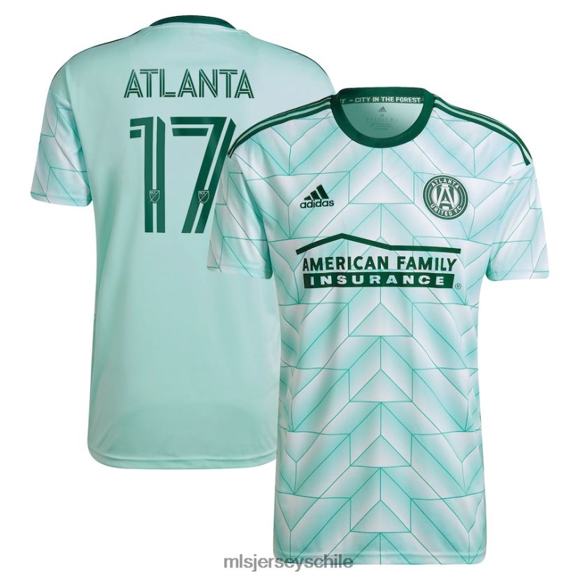 hombres atlanta united fc adidas mint 2023 the forest kit réplica de camiseta de jugador jersey MLS Jerseys 200LFD792