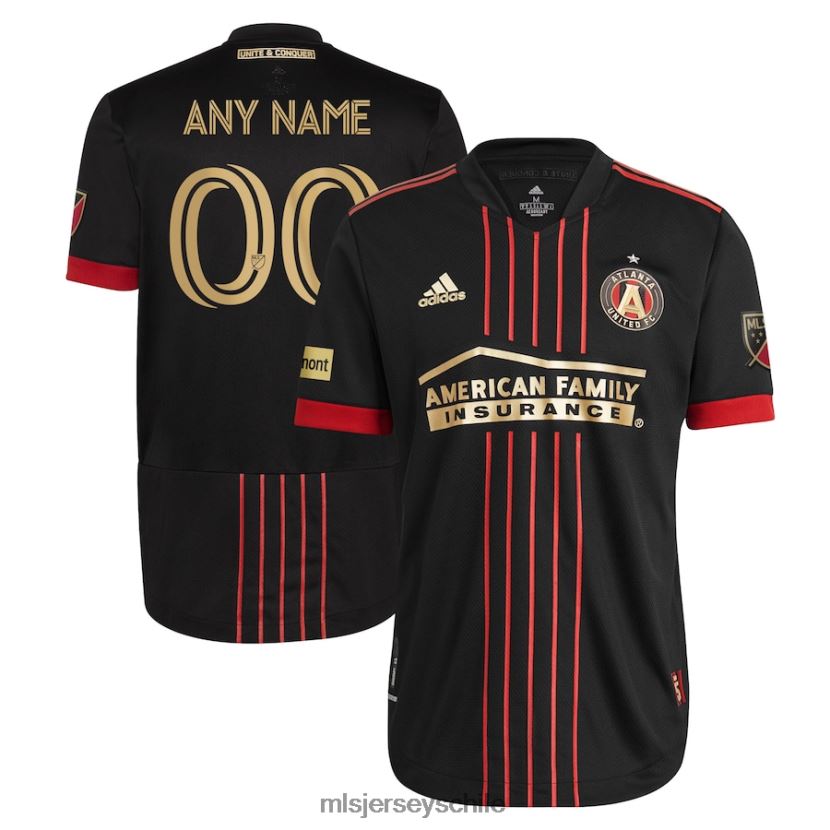 hombres atlanta united fc adidas negro 2021 the blvck kit auténtica camiseta personalizada jersey MLS Jerseys 200LFD58