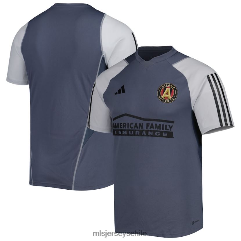 hombres camiseta de entrenamiento de campo atlanta united fc adidas gris 2023 jersey MLS Jerseys 200LFD213