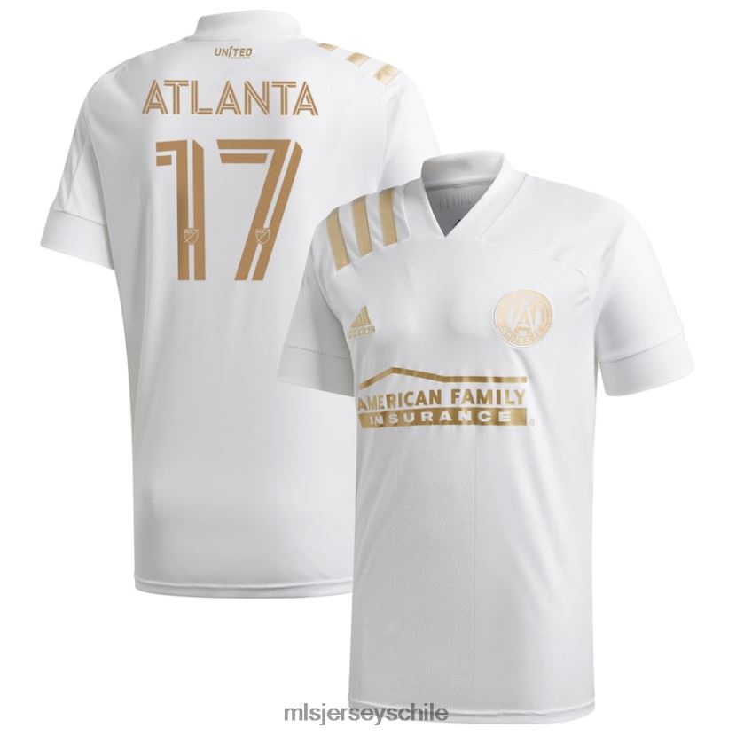 hombres camiseta replica del rey atlanta united fc adidas blanca 2020 jersey MLS Jerseys 200LFD1308