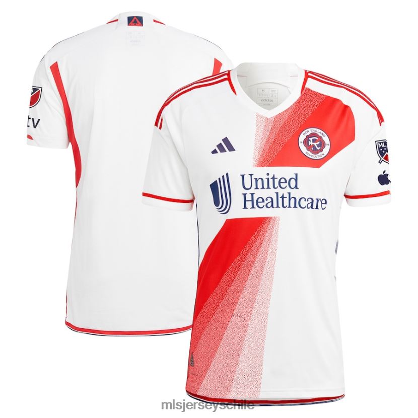 hombres camiseta adidas defiance blanca 2023 revolución de nueva inglaterra jersey MLS Jerseys 200LFD224