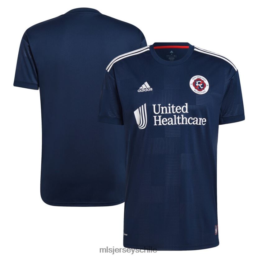 hombres revolución de nueva inglaterra adidas azul marino 2022 the liberty kit replica camiseta en blanco jersey MLS Jerseys 200LFD568