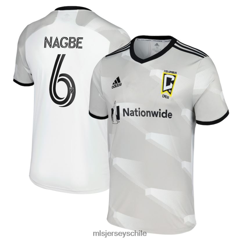hombres camiseta de columbus crew darlington nagbe adidas blanca 2022 gold standard réplica de jugador jersey MLS Jerseys 200LFD746