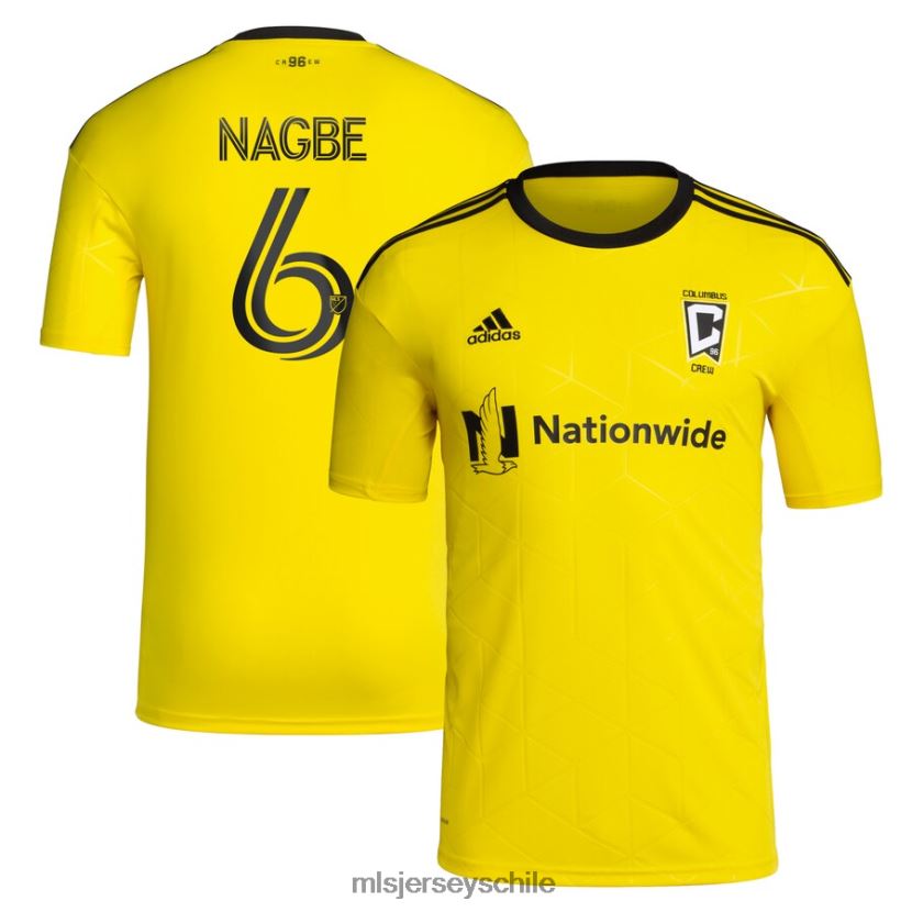 hombres columbus crew darlington nagbe adidas amarillo 2022 gold standard kit réplica de camiseta de jugador jersey MLS Jerseys 200LFD1243