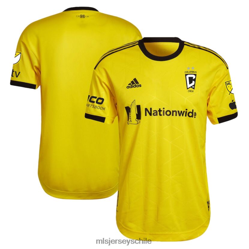 hombres Camiseta auténtica de Columbus Crew adidas Gold 2023 Gold Standard Kit jersey MLS Jerseys 200LFD305