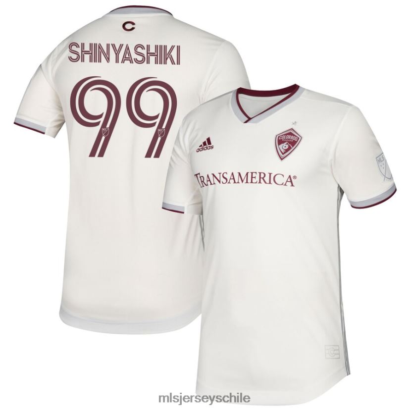 hombres colorado rapids andre shinyashiki camiseta adidas blanca 2020 black diamante autentica jugador jersey MLS Jerseys 200LFD1406