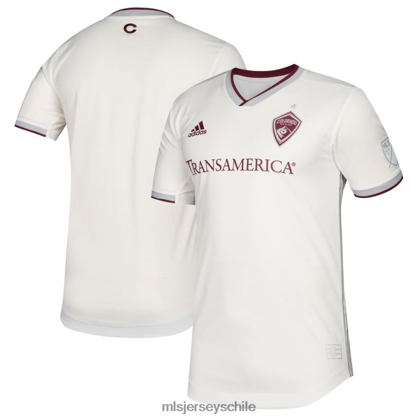 hombres camiseta colorado rapids adidas blanca 2019 negro diamante autentica jersey MLS Jerseys 200LFD761