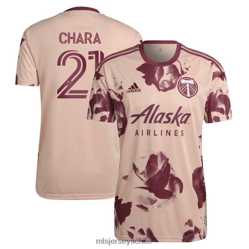 hombres portland Timbers Diego Chara adidas rosa 2022 Heritage Rose kit réplica de camiseta de jugador jersey MLS Jerseys 200LFD944