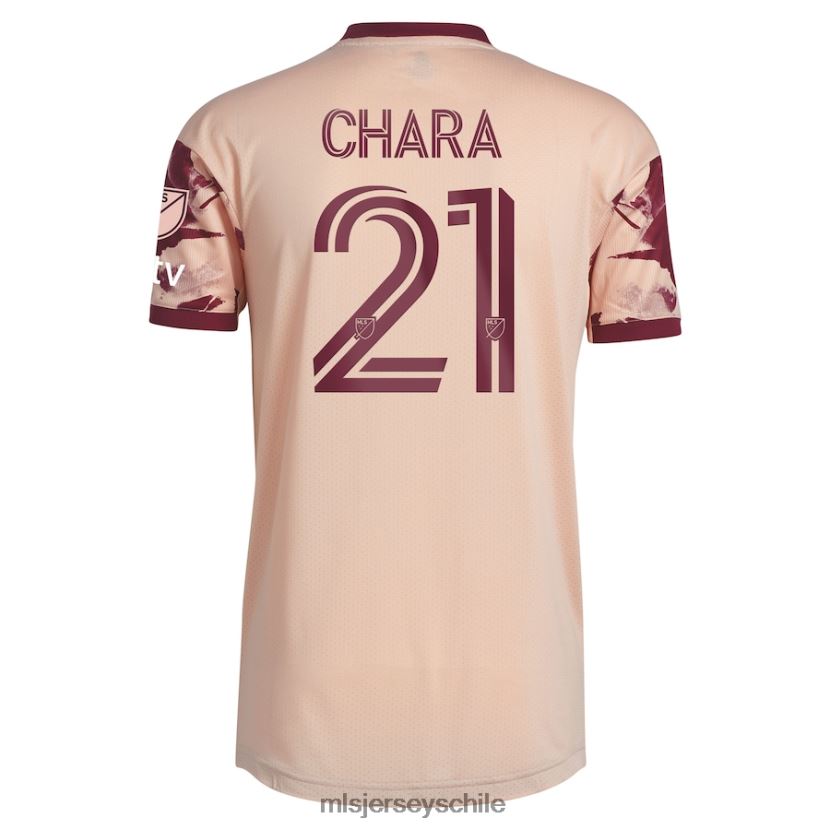 hombres portland Timbers Diego Chara adidas rosa 2023 Heritage Rose kit camiseta de jugador auténtica jersey MLS Jerseys 200LFD911