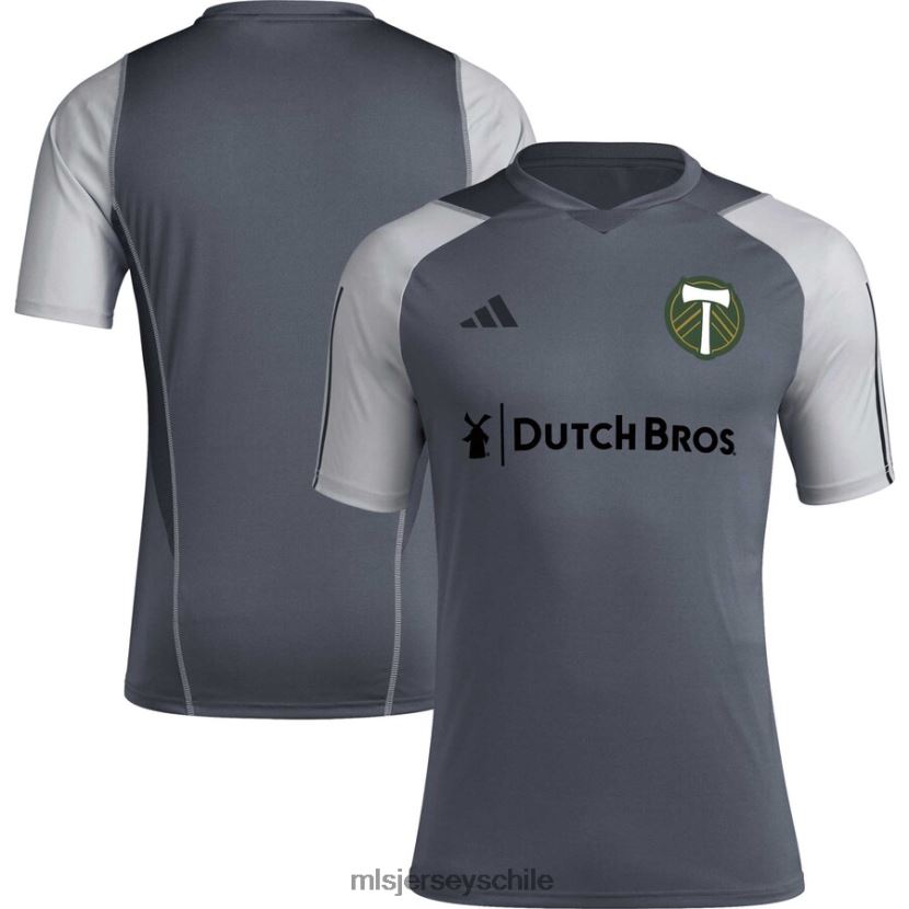 hombres camiseta de entrenamiento de campo adidas gris 2023 de portland Timbers jersey MLS Jerseys 200LFD330