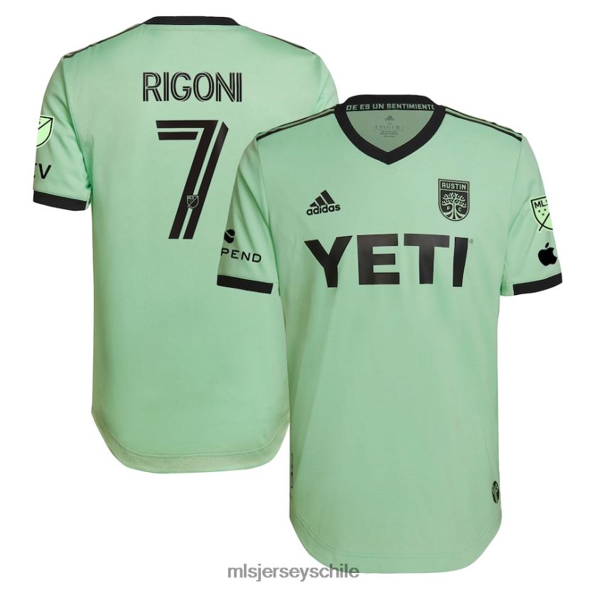 hombres austin fc emiliano rigoni adidas mint 2023 the sentimiento kit camiseta de jugador auténtica jersey MLS Jerseys 200LFD1353