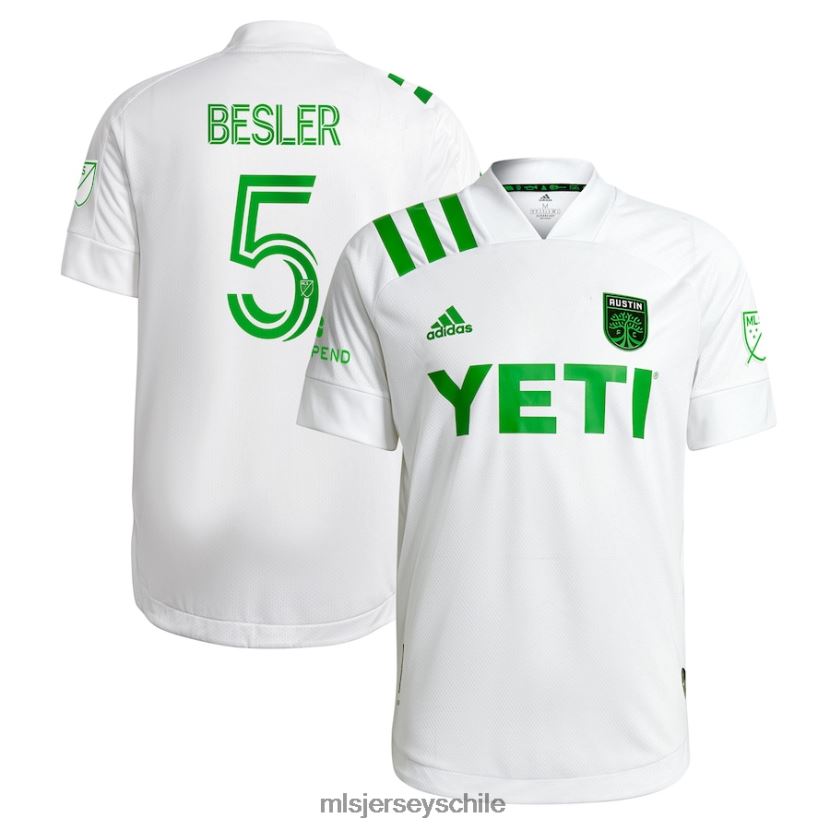 hombres camiseta adidas austin fc matt besler blanca 2021 legends auténtica jersey MLS Jerseys 200LFD1468