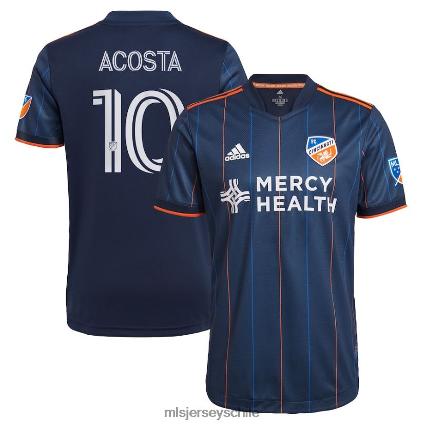 hombres fc cincinnati luciano acosta adidas azul marino 2021 thedynamic kit camiseta de jugador auténtica jersey MLS Jerseys 200LFD521