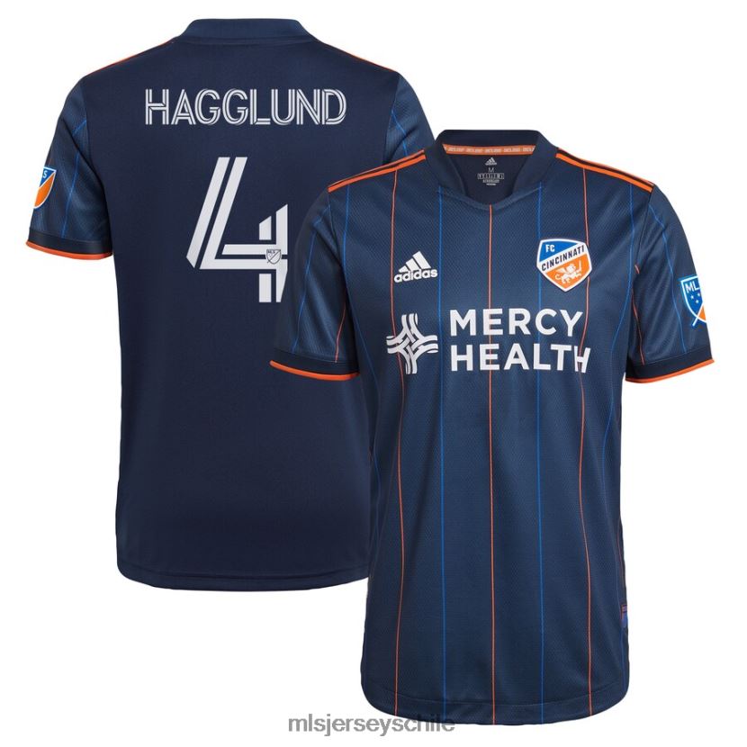 hombres fc cincinnati nick hagglund adidas azul marino 2021 thedynamic kit camiseta de jugador auténtica jersey MLS Jerseys 200LFD507