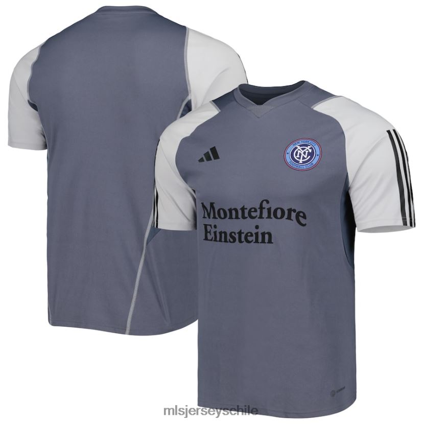 hombres camiseta de entrenamiento de campo adidas gris 2023 del new york city fc jersey MLS Jerseys 200LFD249