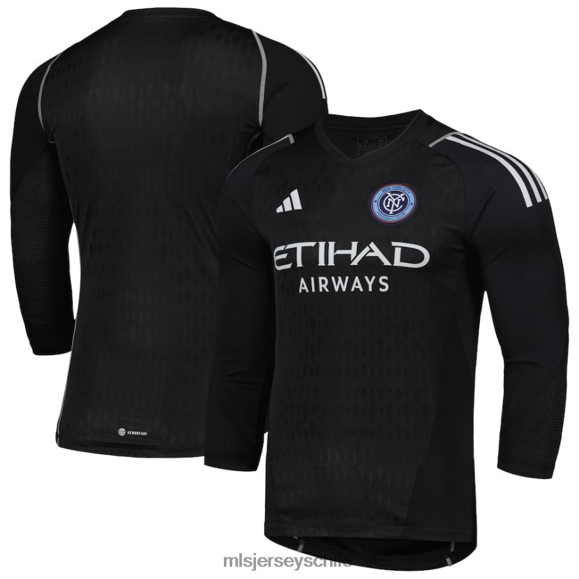 hombres camiseta réplica de manga larga de portero negra adidas new york city fc 2023 jersey MLS Jerseys 200LFD334