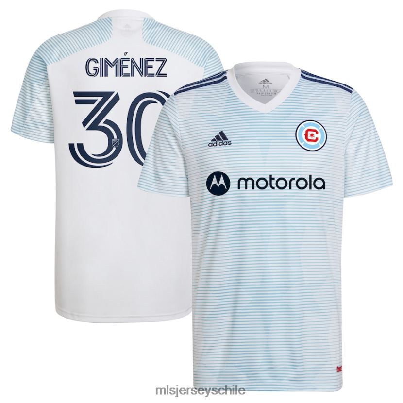 hombres chicago fire gaston giménez adidas blanco 2022 lakefront kit replica player jersey jersey MLS Jerseys 200LFD1376