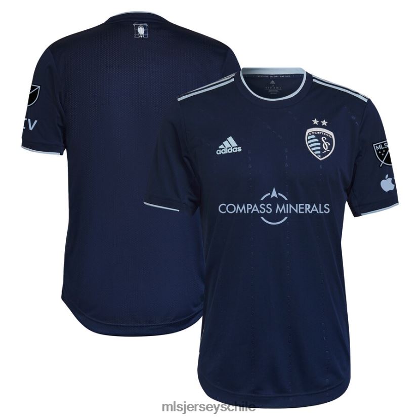 hombres camiseta sporting kansas city adidas azul 2023 state line 3.0 auténtica jersey MLS Jerseys 200LFD578