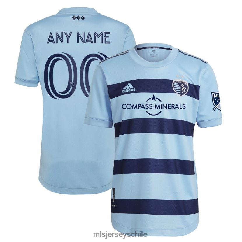 hombres sporting kansas city adidas azul claro 2021 camiseta personalizada auténtica del equipo primario jersey MLS Jerseys 200LFD827