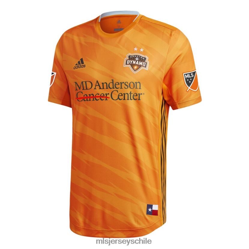 hombres houston dynamo mauro manotas camiseta adidas naranja 2020 primaria auténtica de jugador jersey MLS Jerseys 200LFD1348