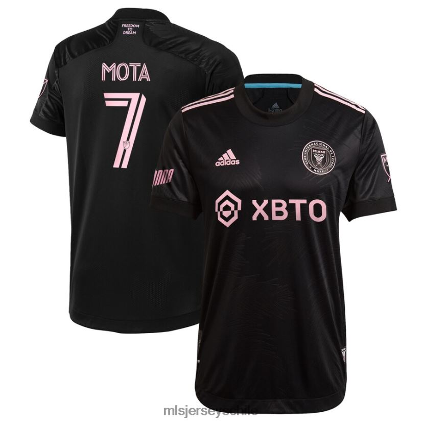 hombres camiseta inter miami cf jean mota adidas negra 2021 la palma autentica jugador jersey MLS Jerseys 200LFD850