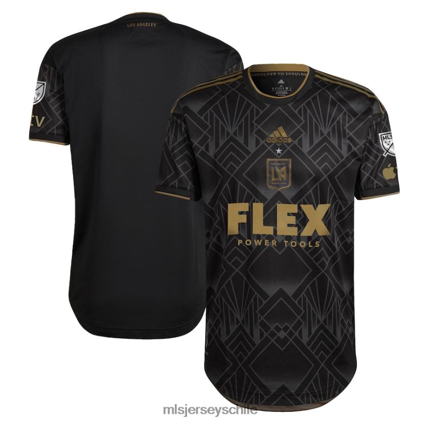 hombres camiseta adidas negra del quinto aniversario del lafc 2023 jersey MLS Jerseys 200LFD10