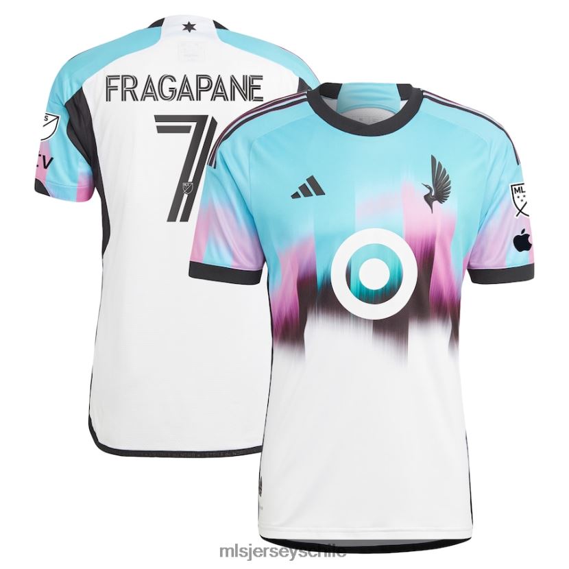 hombres minnesota united fc franco fragapane camiseta adidas blanca 2023 the Northern Lights kit auténtica jersey MLS Jerseys 200LFD692