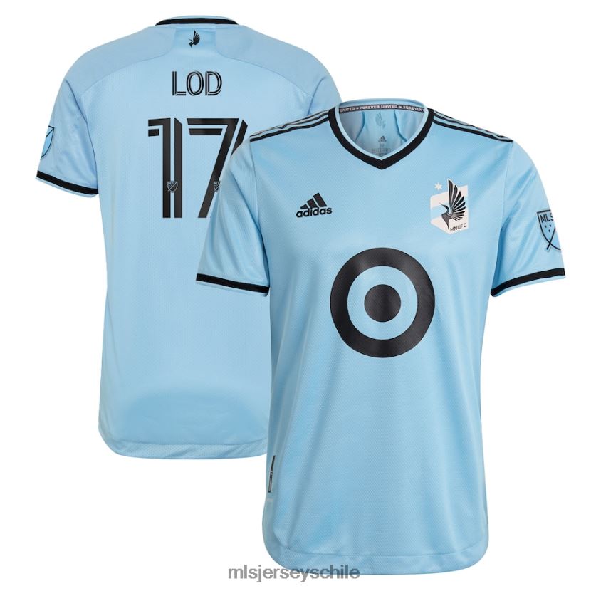 hombres minnesota united fc robin lod adidas azul claro 2021 the river kit camiseta de jugador auténtica jersey MLS Jerseys 200LFD1464