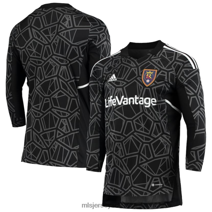 hombres Real Salt Lake camiseta de portero adidas negra/blanca jersey MLS Jerseys 200LFD659
