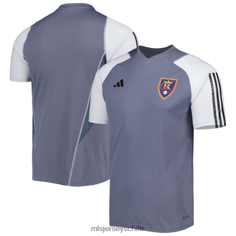 hombres camiseta de entrenamiento de campo adidas gris 2023 de real salt lake jersey MLS Jerseys 200LFD348