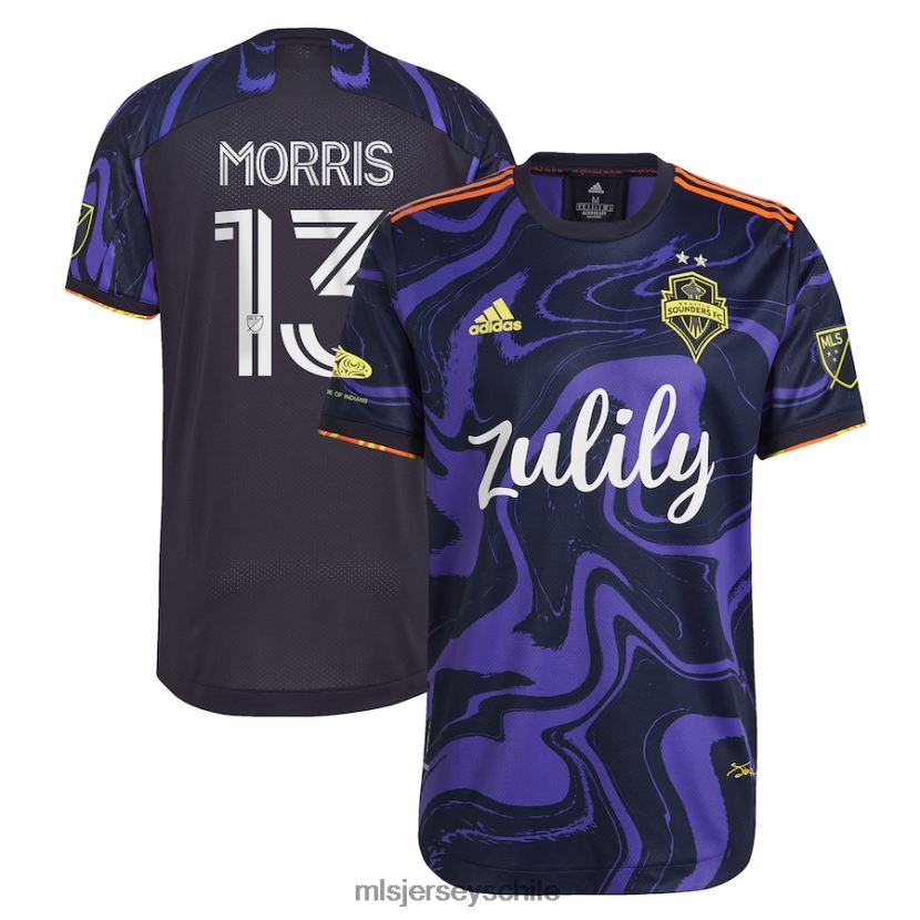 hombres seattle sounders fc jordan morris adidas púrpura 2021 camiseta de jugador auténtica del kit de jimi hendrix jersey MLS Jerseys 200LFD702