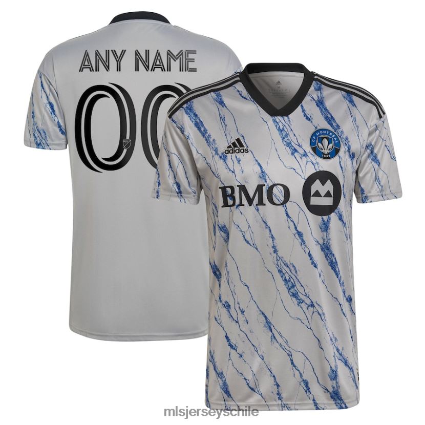 hombres cf montreal adidas gris 2023 réplica secundaria camiseta personalizada jersey MLS Jerseys 200LFD782