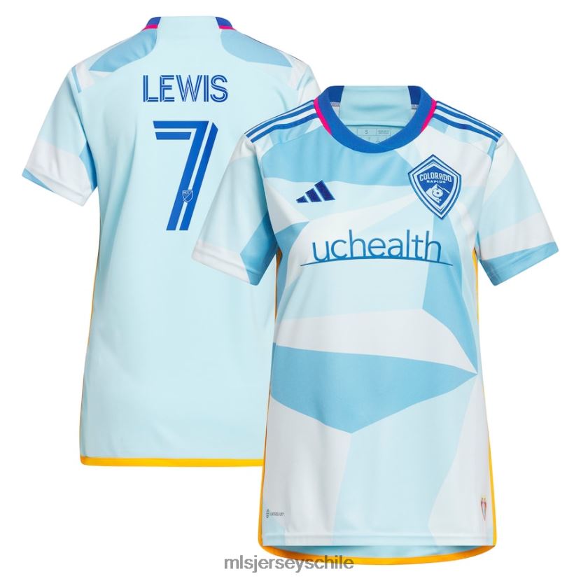 mujer colorado rapids jonathan lewis adidas azul claro 2023 nuevo día kit réplica camiseta jersey MLS Jerseys 200LFD1183