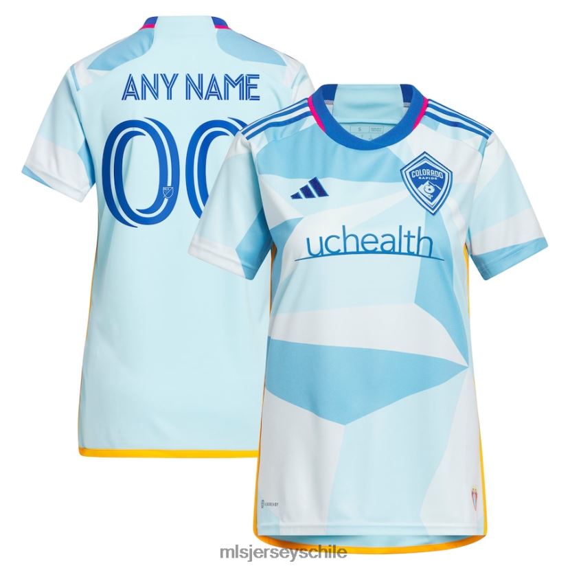mujer colorado rapids adidas azul claro 2023 nuevo kit de día réplica camiseta personalizada jersey MLS Jerseys 200LFD515