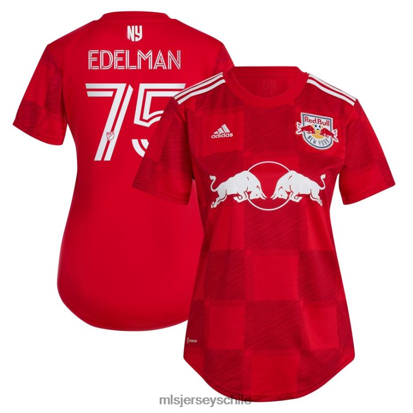 mujer new york red bulls daniel edelman adidas camiseta roja 2023 1ritmo replica jugador jersey MLS Jerseys 200LFD1137