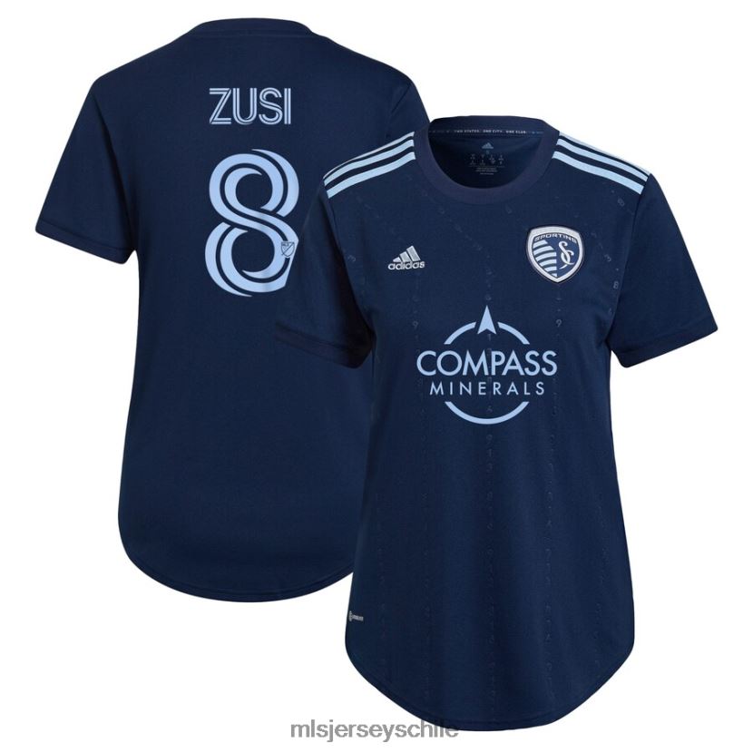 mujer sporting kansas city graham zusi adidas azul 2022 state line 3.0 réplica de camiseta de jugador jersey MLS Jerseys 200LFD1010