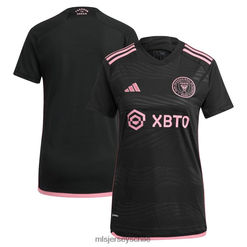 mujer camiseta inter miami cf adidas negra 2023 réplica la noche jersey MLS Jerseys 200LFD296