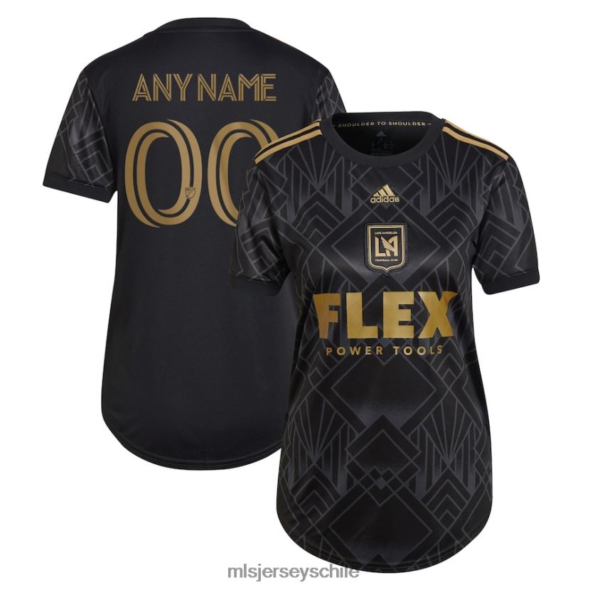 mujer lafc adidas negro 2022 5 aniversario kit réplica camiseta personalizada jersey MLS Jerseys 200LFD622