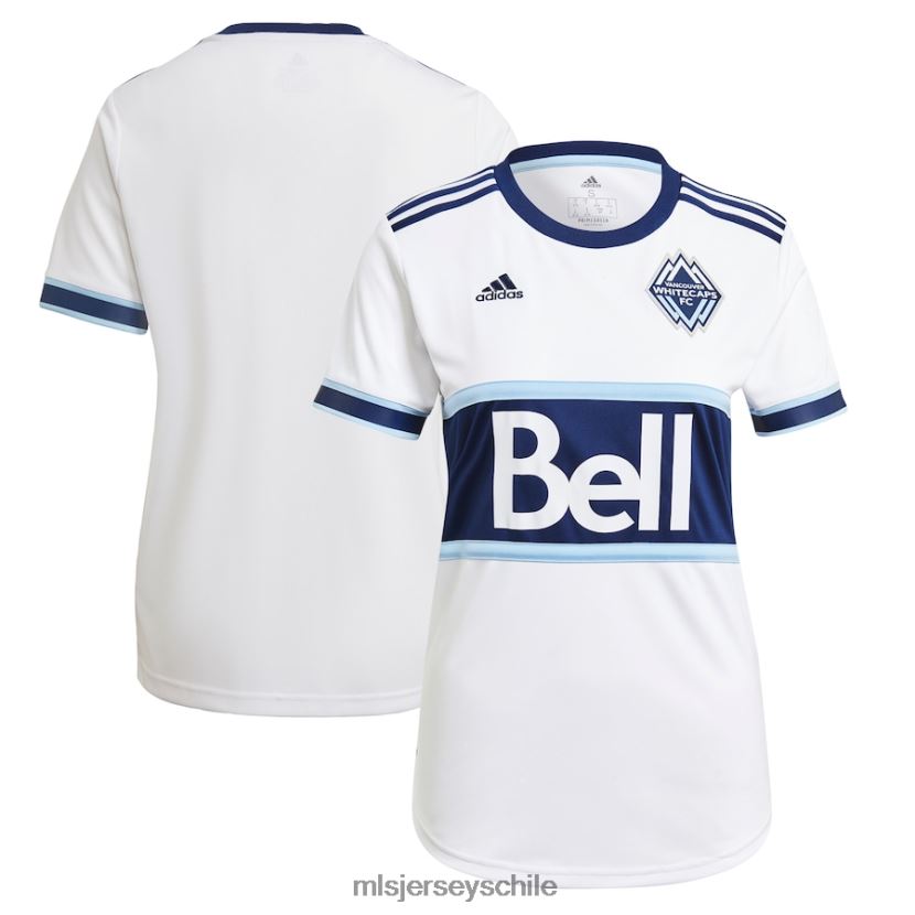 mujer camiseta vancouver whitecaps fc adidas blanca 2021 réplica primaria jersey MLS Jerseys 200LFD1136