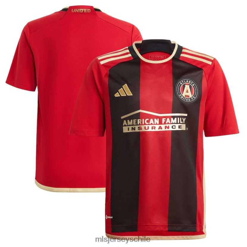 niños camiseta réplica del kit 17 del atlanta united fc adidas negra 2023 jersey MLS Jerseys 200LFD78