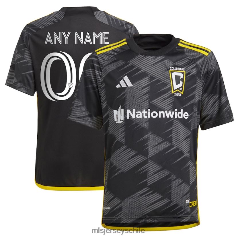 niños camiseta personalizada réplica del kit de velocidad 2023 adidas negro de columbus crew jersey MLS Jerseys 200LFD454