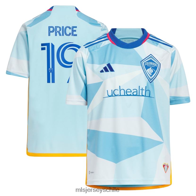 niños colorado rapids jack precio adidas azul claro 2023 nuevo día kit réplica camiseta jersey MLS Jerseys 200LFD809