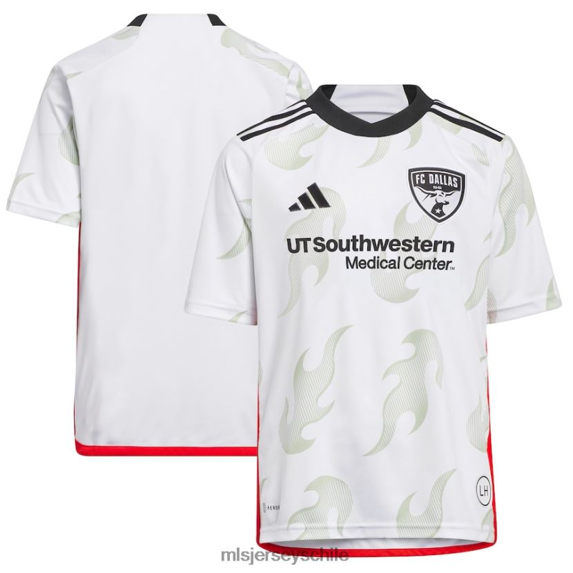 niños fc dallas adidas camiseta blanca 2023 burn baby burn replica jersey MLS Jerseys 200LFD179